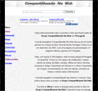 Grupo Compartilhando na Web - Site